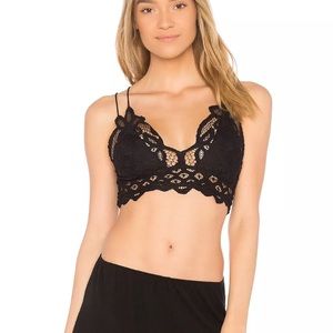 Free people White Adella Bralette